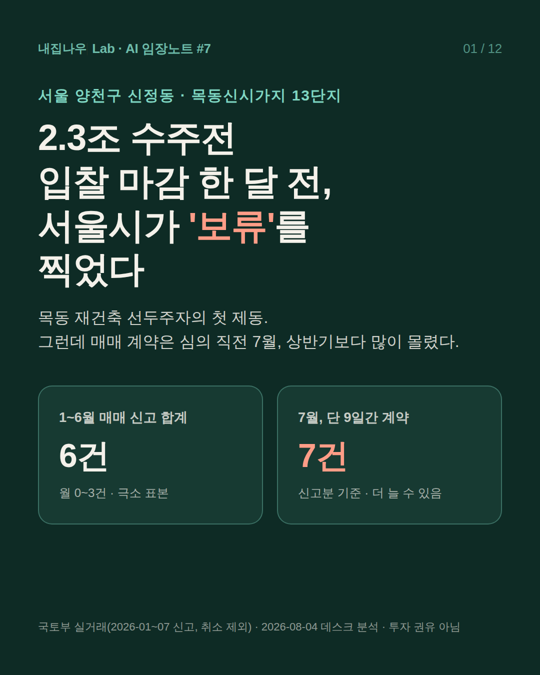 목동신시가지13단지 커버 사진